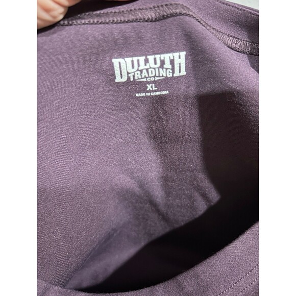 DULUTH Women’s NWOT Plum Long Sleeve Dress size XL Boat Neck Elegant Tie Waist - Picture 7 of 9